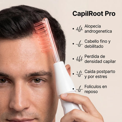 CapilRoot Pro - Recupera tu cabello con tecnología clínica, en solo 8 minutos al día